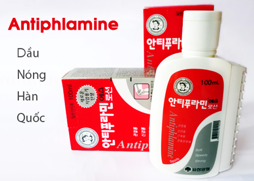 Dầu nóng xoa bóp Hàn Quốc Antiphlamine 100ml