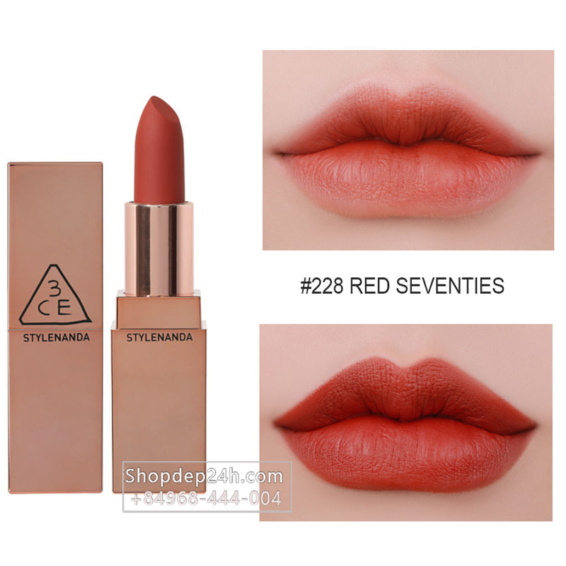 [3CE] Son thỏi 3CE Matte Lip Color #228